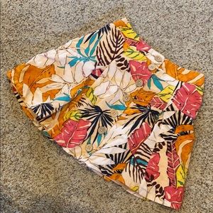 Floral button front skirt from forever 21